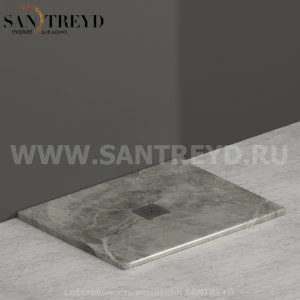 DT072AG Душевой поддон 90x72 керамический Globo