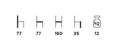 2-местный алюминиевый садовый диван с порошковым покрытием и тканью DRIGANI Bubble ARCH-00042860 - Вид №4