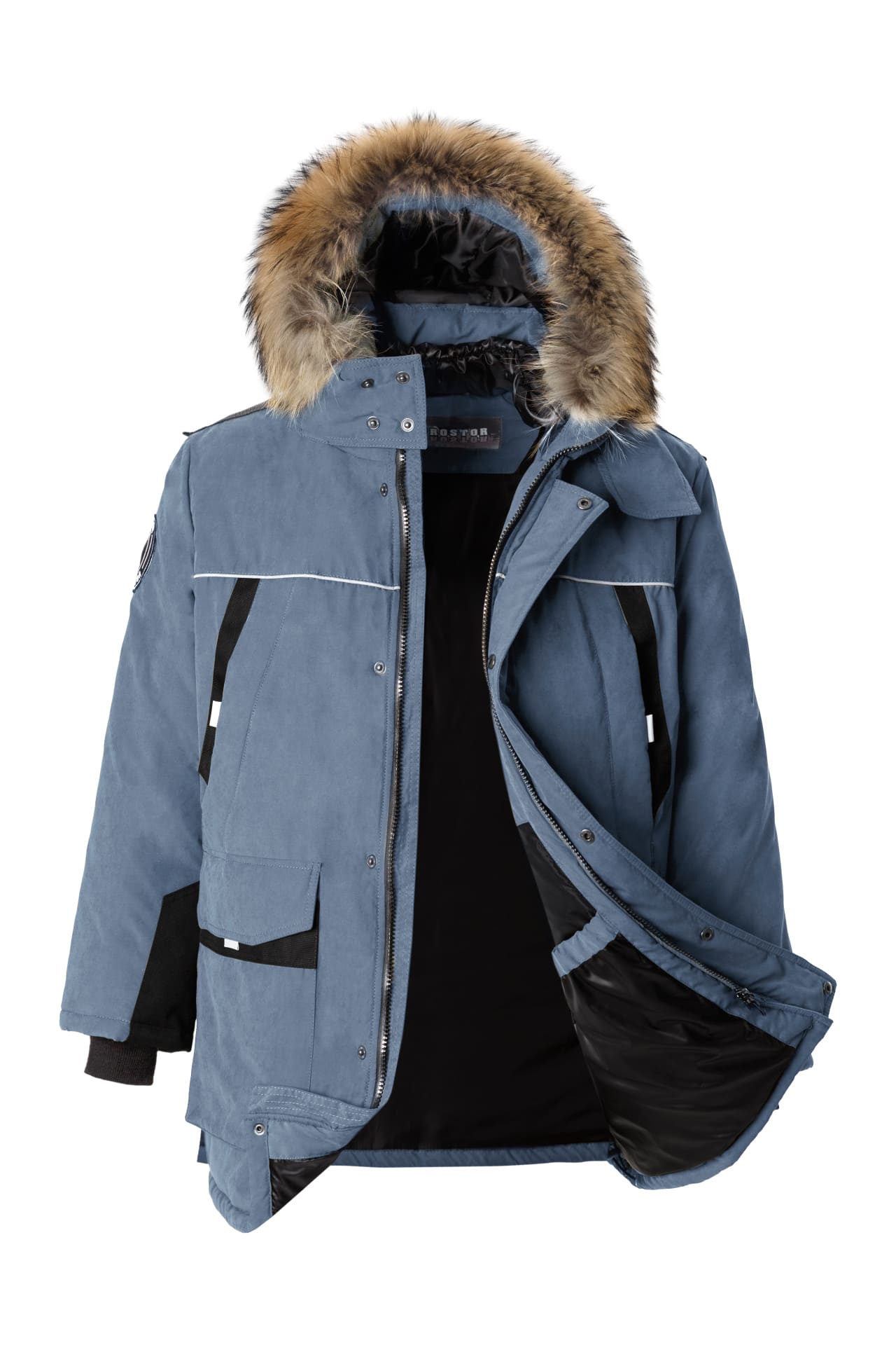 5047779 Куртка ПРОСТОР утепленная деним  Зимняя спецодежда  размер 48-50/182-188  - Вид №3