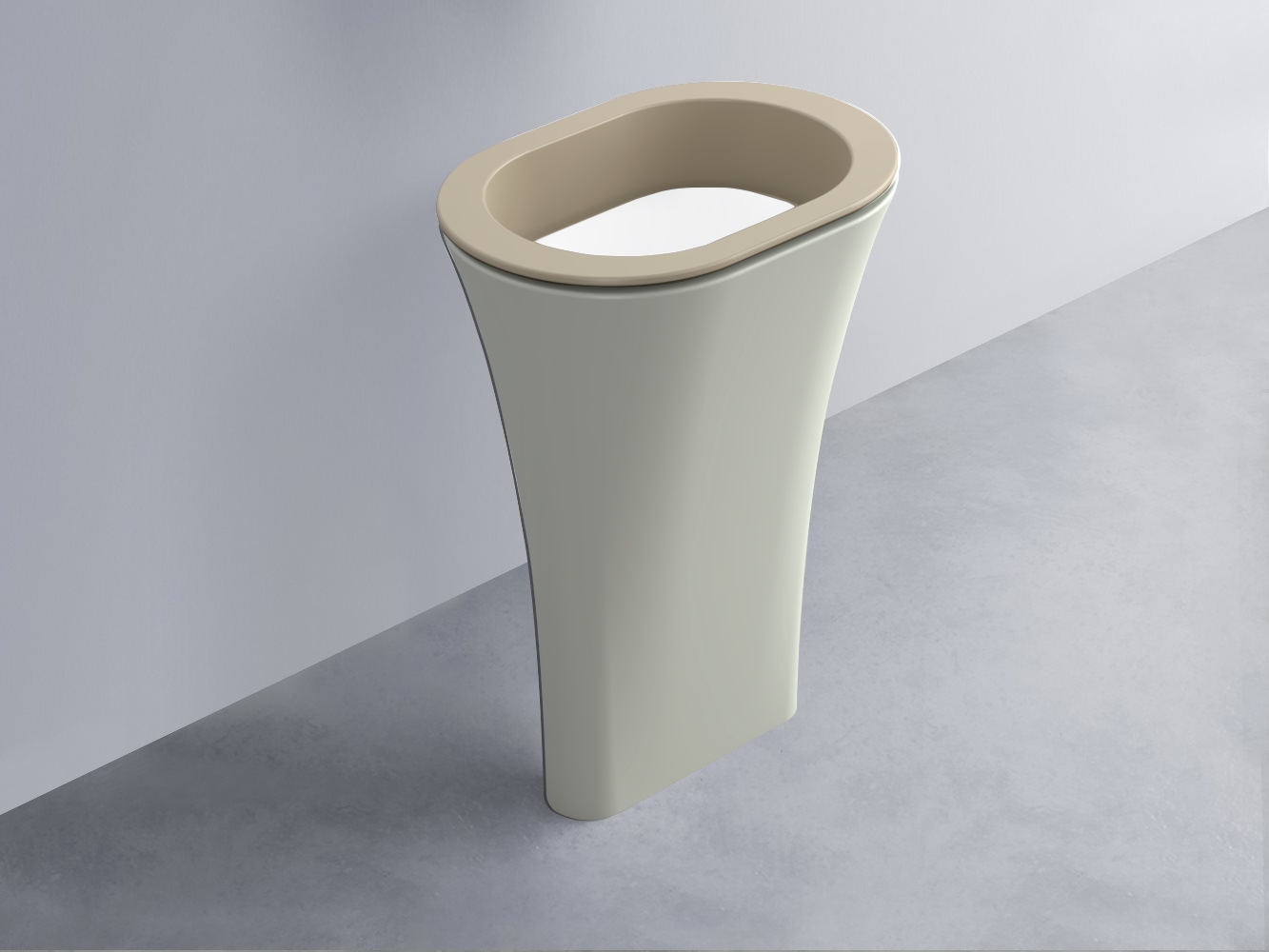 AMLA65-AV+AMPILO-BL+AMCOLO-PM Раковина Amedeo Ovale отдельностоящая cielo Enjoy + Amedeo Ceramica Cielo
