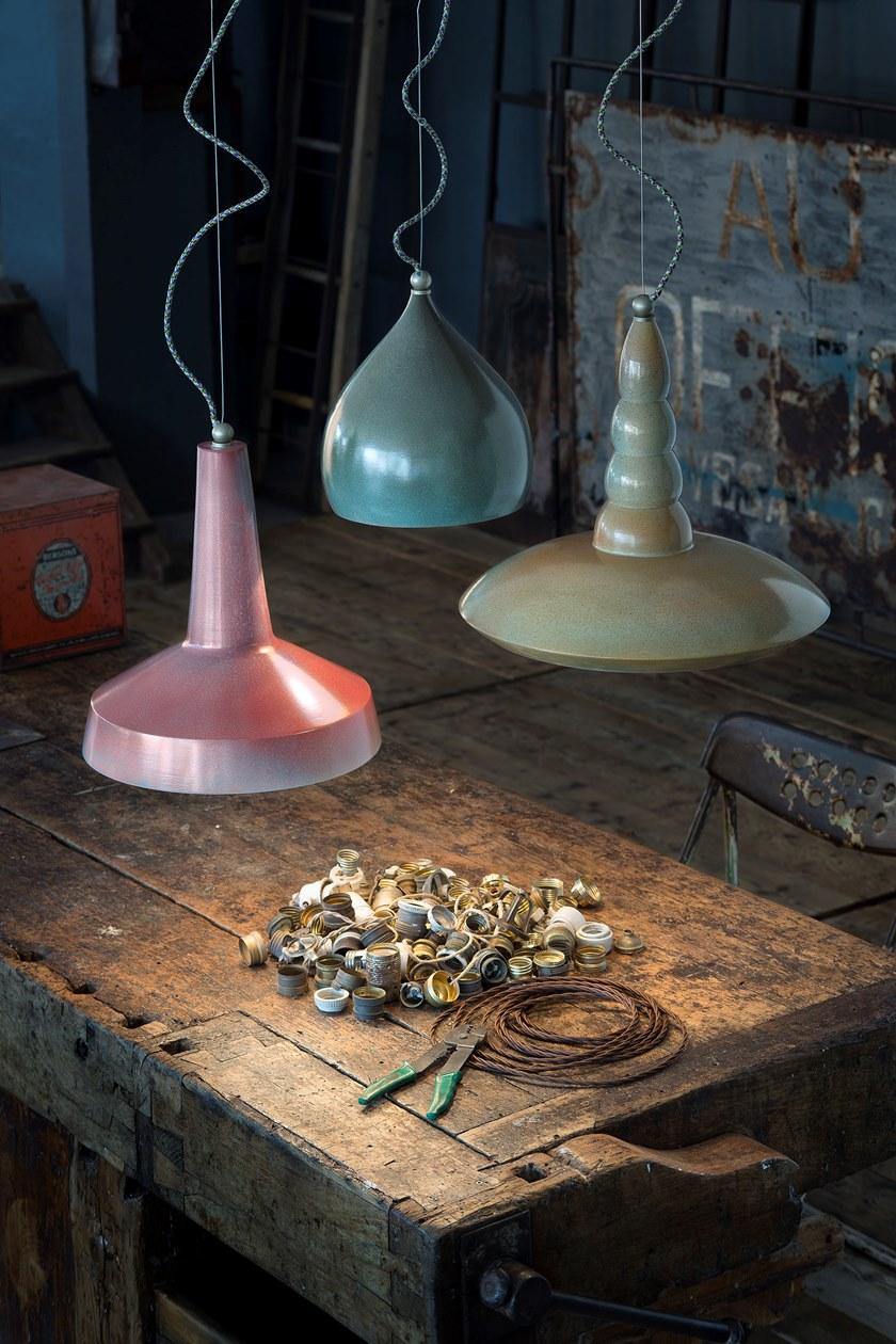 FERROLUCE Подвесной светильник из керамики Vague C1415 - Вид №1