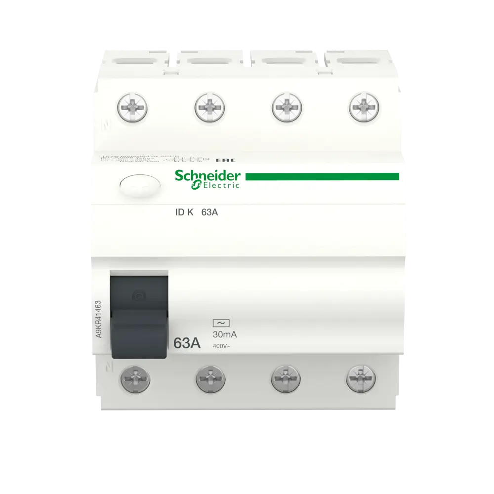 УЗО Systeme Electric Acti9 3P N 63 A 30 мА 10 кА AC A9KR41463 STLM-2153721 - Вид №1