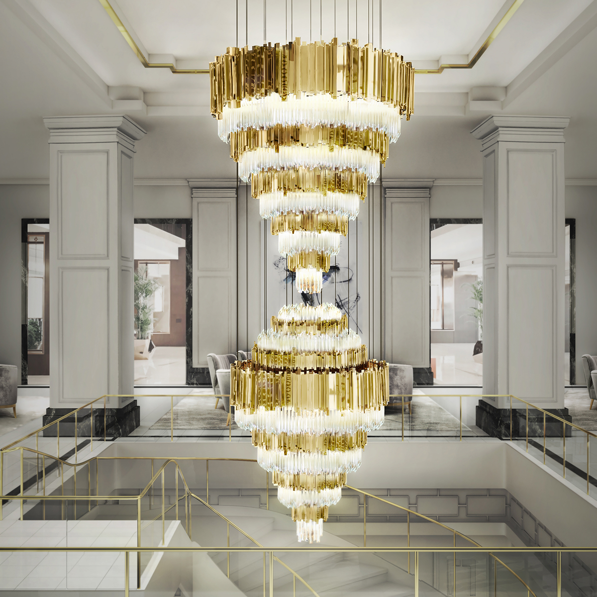 Люстры Empire XL Chandelier Covethouse LUXXU  - Вид №1