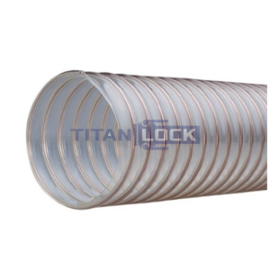 Шланг полиуретановый PU (толщ 0.6 мм) абразивостойкий "KARELIA", внутр.диам. 100 мм TL100KR06 TITAN LOCK