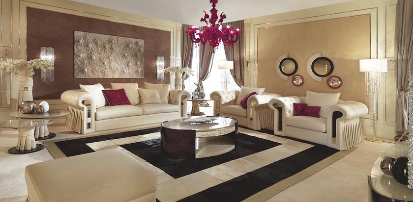 Turri 2-х местный кожаный тафтинговый диван по контракту Couture sun-id-1484692 - Вид №1