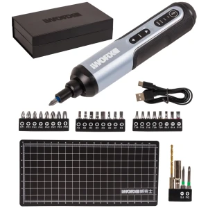 Аккумуляторная отвертка Worx WX240.1 с набором бит и подсветкой 89410210