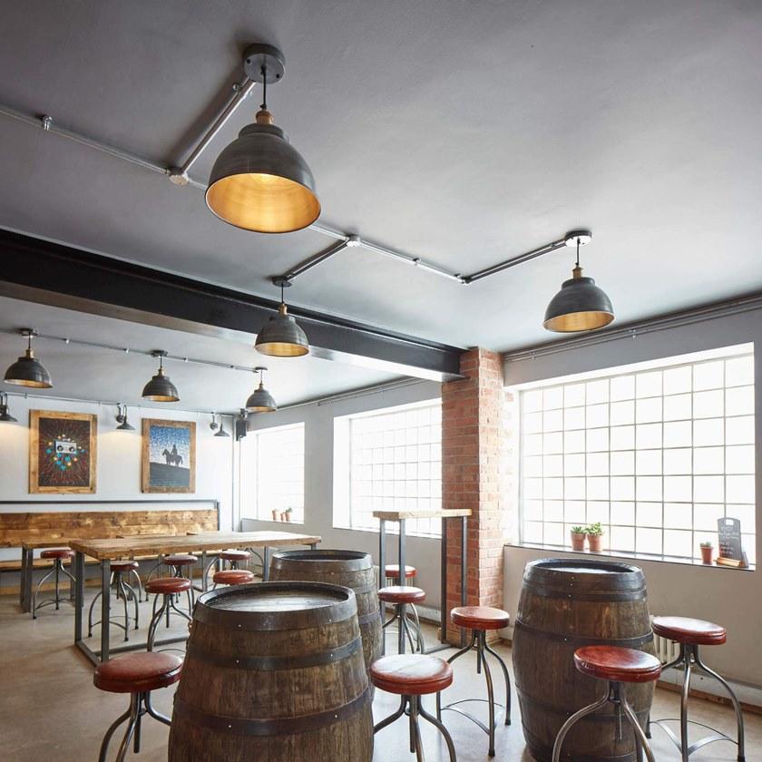 Industville Регулируемый по высоте стул из железа и кожи  St-c-l  - Вид №3