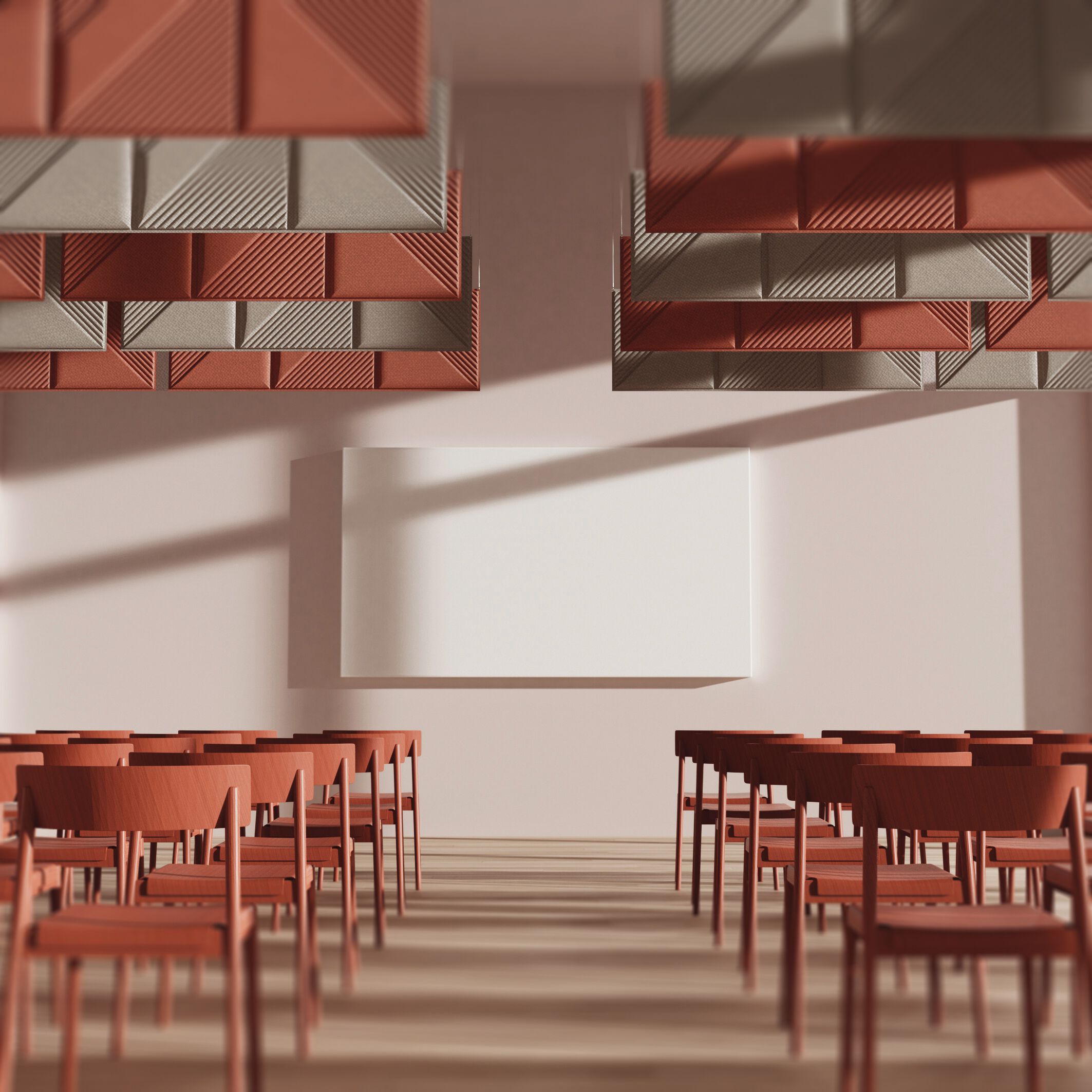 Рециркулированная акустическая панель из полиэфирного волокна Isolspace OBLIQUE ARCH-00052749 - Вид №1