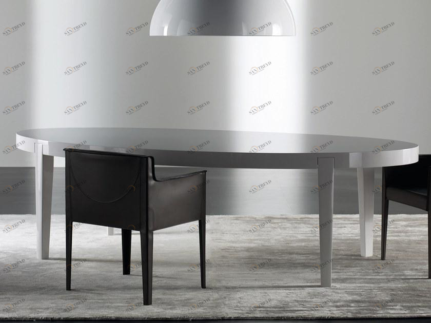 Meridiani Раздвижной обеденный стол из дерева sun-id-1396462