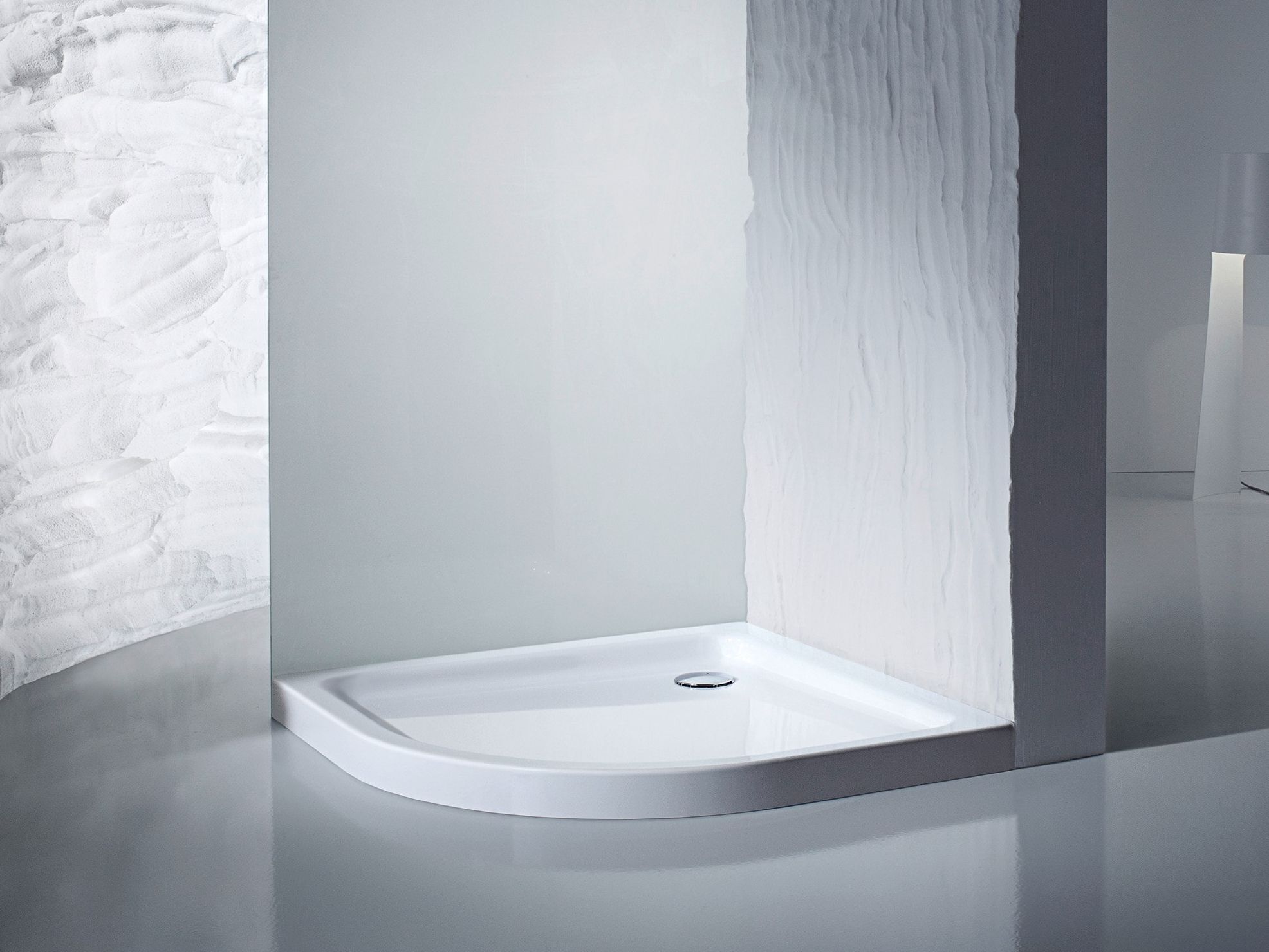 Антискользящий угловой душевой поддон из эмалированной стали KALDEWEI Arrondo ARCH-00105931