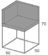 XAM Стул с обивкой из дакрона® Boston sun-id-1379339 - Вид №6