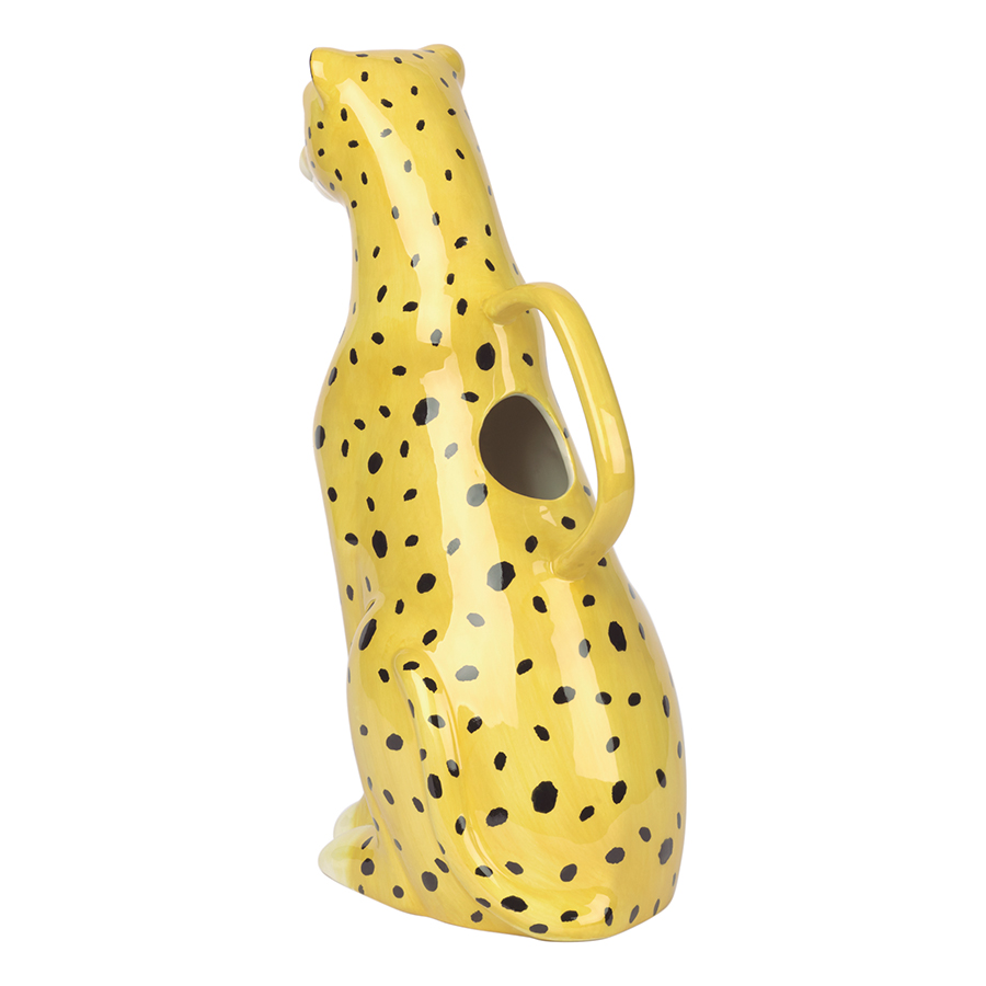 Лейка желто-черная керамическая Urban Jungle Cheetah DOIY  00-3871331 Желтый;черный  - Вид №7