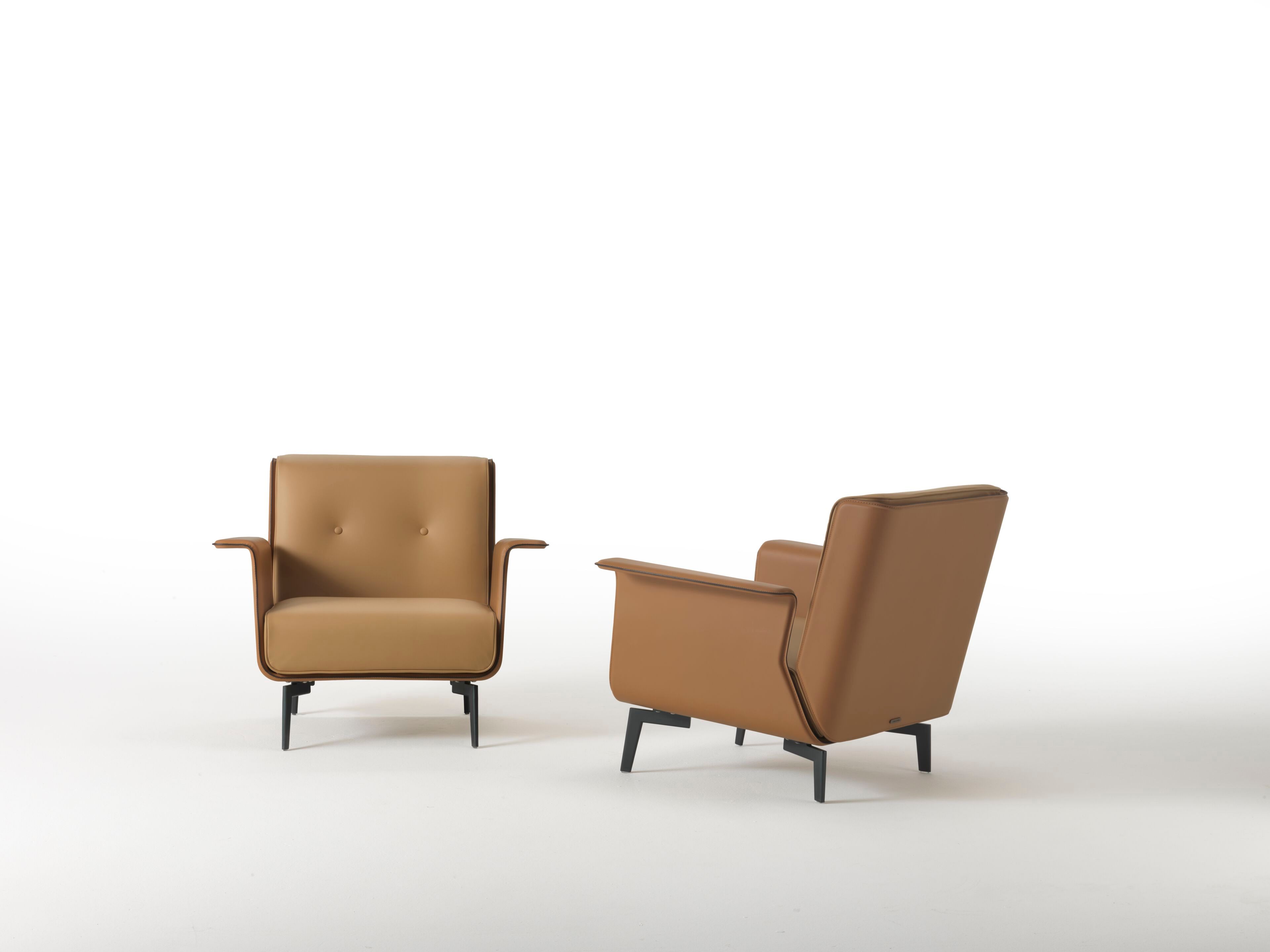 Кожаное кресло с подлокотниками Casa Covre Vinci ARCH-00048831 - Вид №1