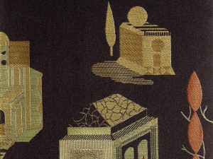 Жаккардовая ткань с графическим рисунком