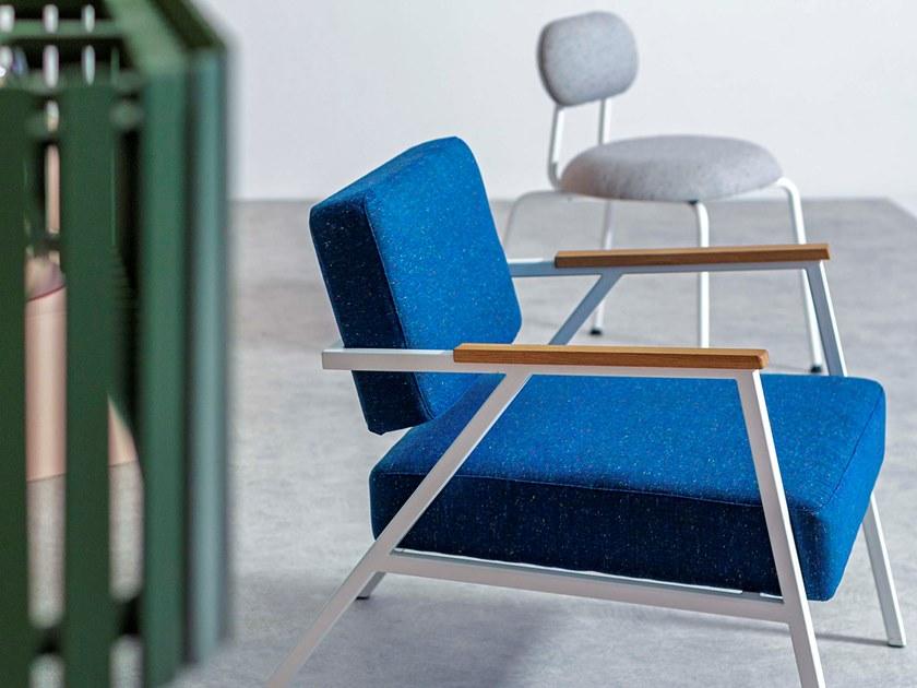 Liqui Contracts Кожаное кресло с подлокотниками Studio sun-id-1454380 - Вид №6