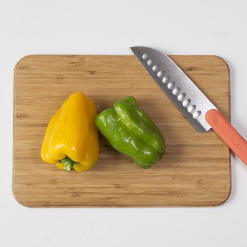 Trebonn Бамбуковая разделочная доска, поддон для сбора капель и силиконовый держатель для посуды  1120108  - Вид №3