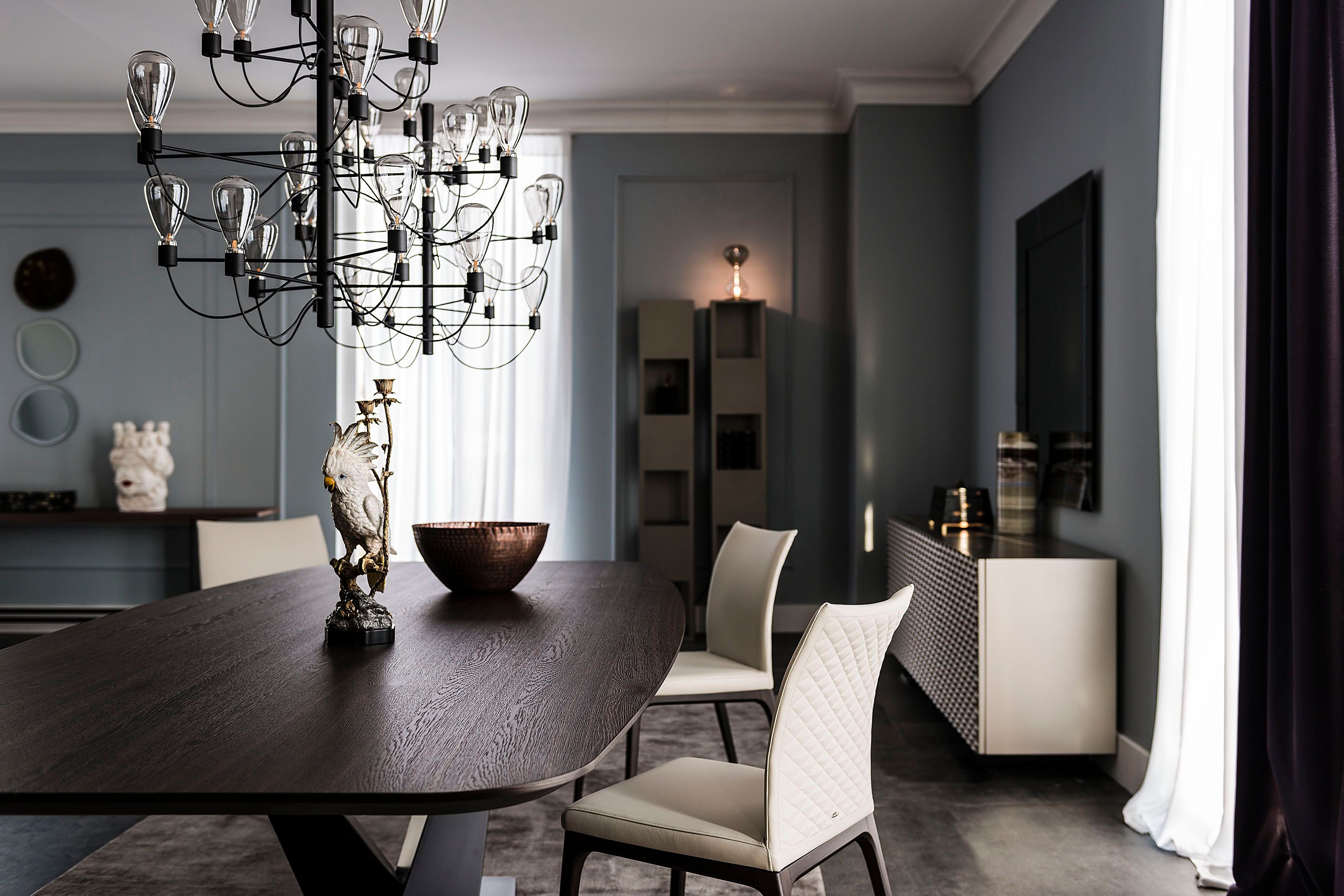 Стальной и деревянный стол Cattelan italia Stratos ARCH-00076688 - Вид №4