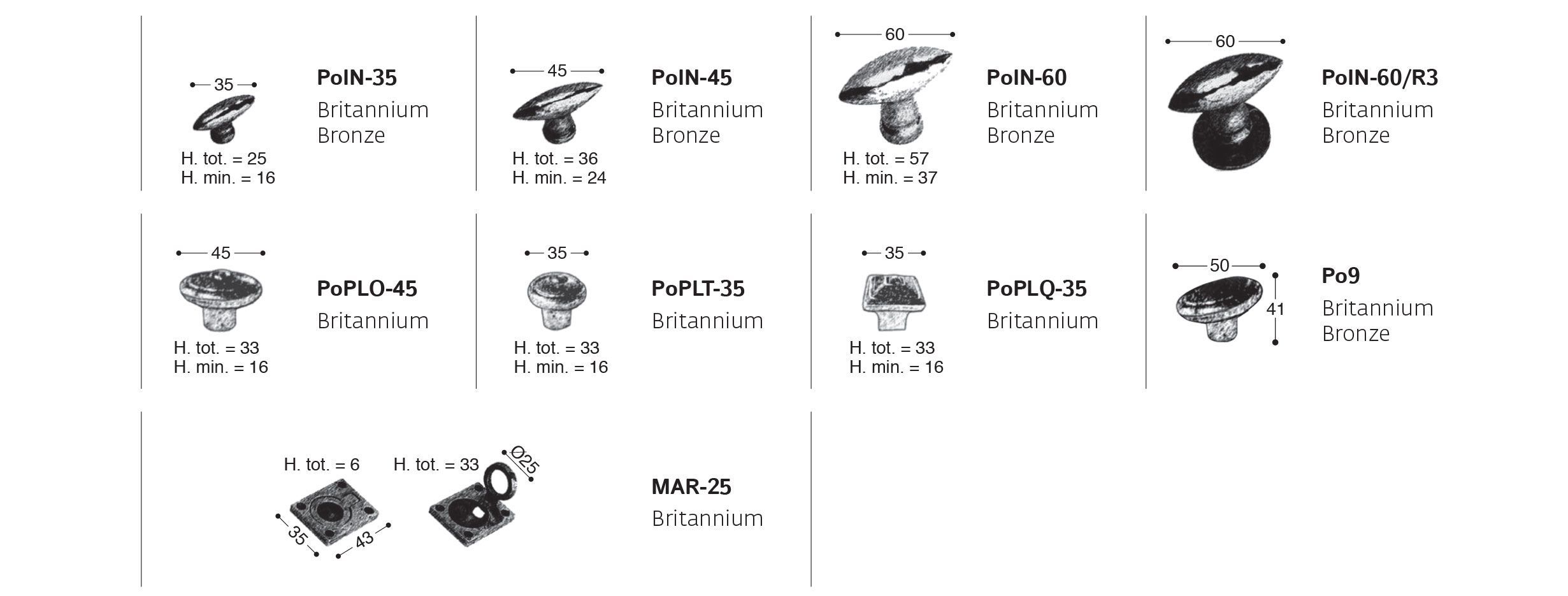 Pomolini in Britannium GIARA ART DESIGN-BRONZE ARCH-00091364 - Вид №14