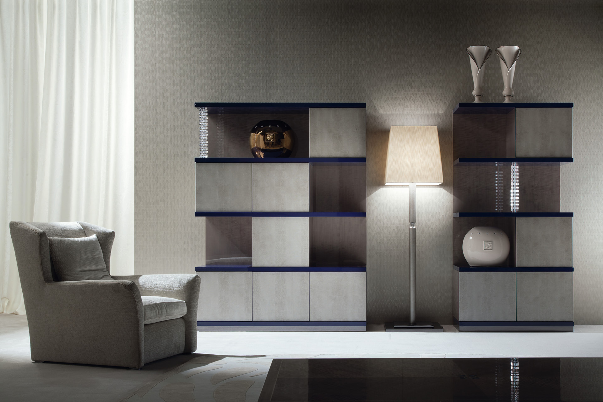 680/40 Alchemy 2 секционный книжный шкаф - giorgio collection - Вид №4