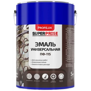Эмаль Superprice матовая цвет шоколадно-коричневый 5 кг