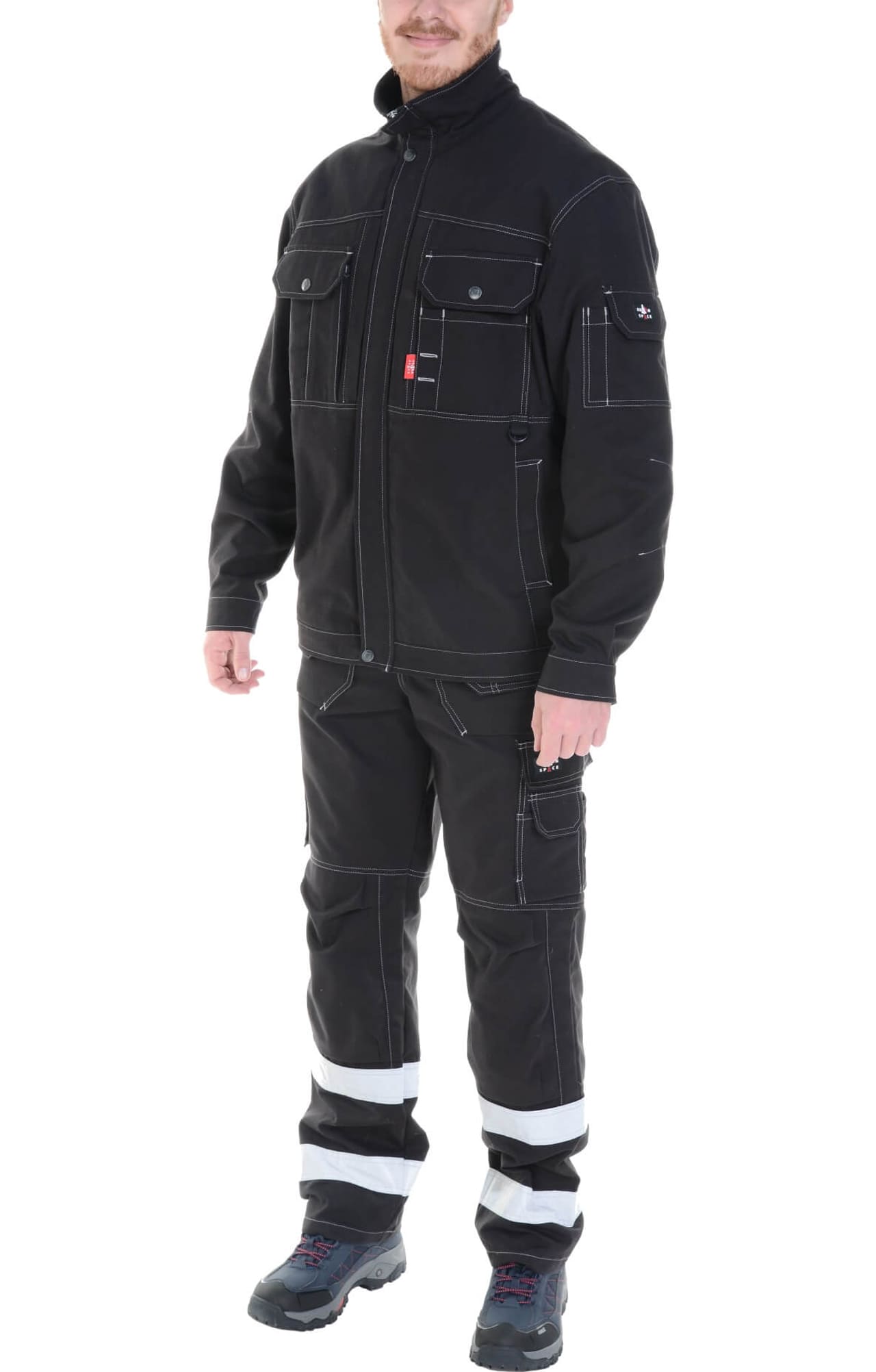 62592 Куртка  черная Union Space  Летняя спецодежда  размер 52-54/182-188  - Вид №9