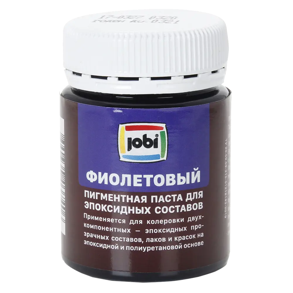 Пигментная паста Jobi для эпоксидных составов 40 мл цвет фиолетовый STLM-2177823