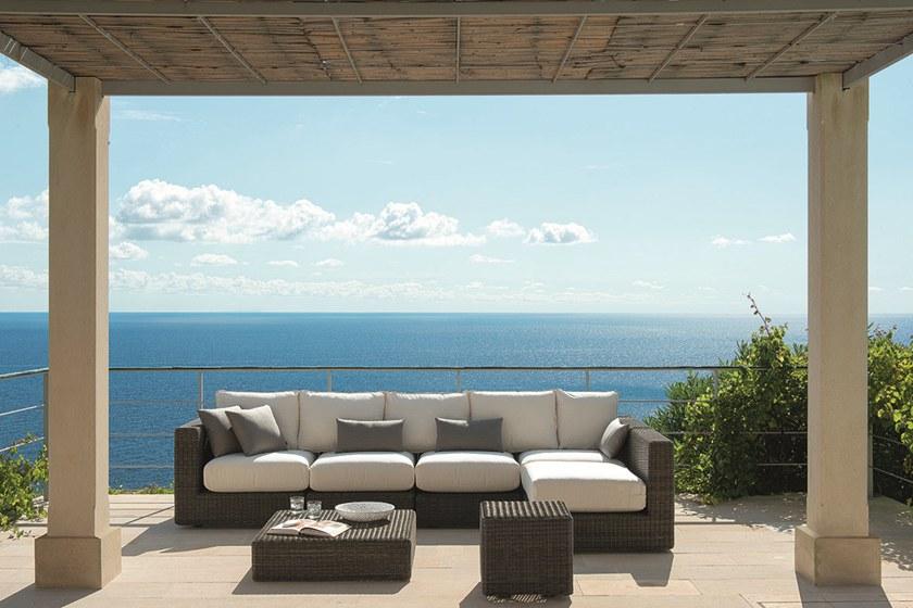 Ethimo Низкий садовый столик из ethimo etwick® Cube Cbtb20gl - Вид №4