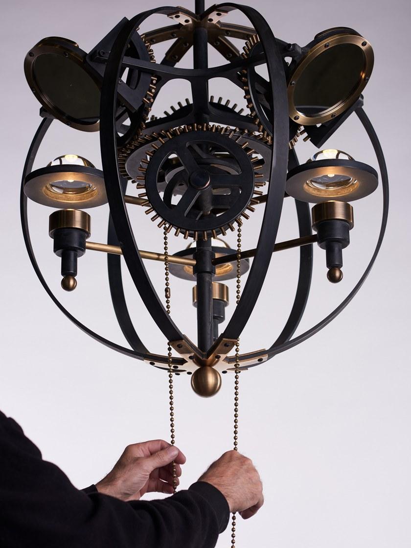 Karice Lighting Подвесной светильник непрямого света из латуни Da vinci sun-id-1381942 - Вид №4