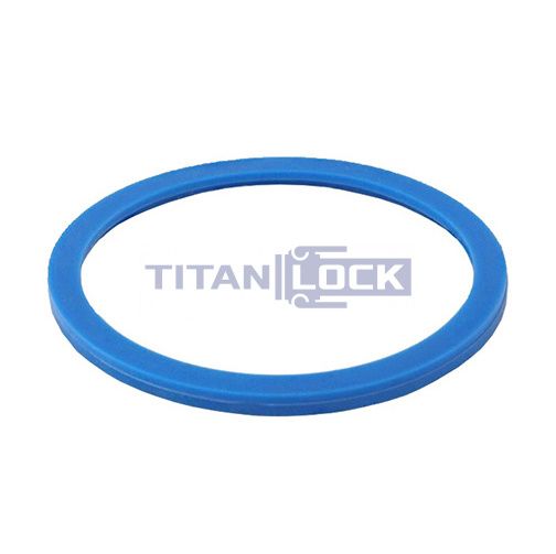 Уплотнение для молочных муфт DIN 11851 DN100 силикон (синий) TL100SIL-D TITAN LOCK 