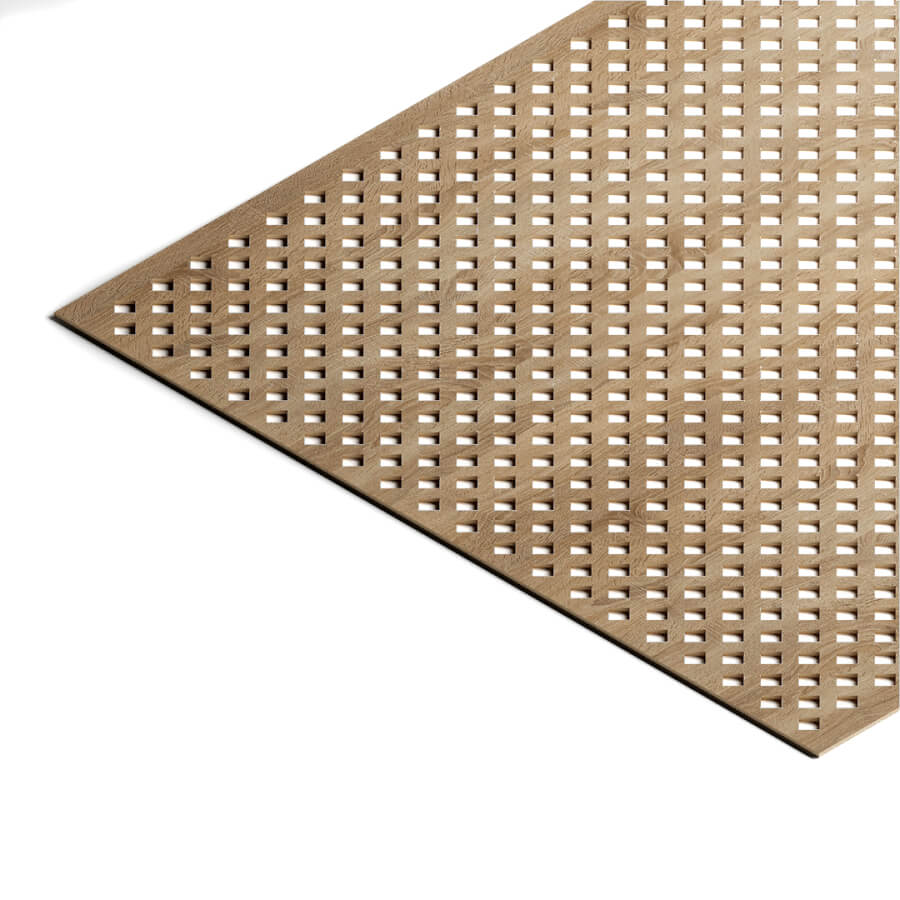 Панель декоративная перфорированная без рамки 1112х512 мм Глория дуб сонома STELLA STSR-171