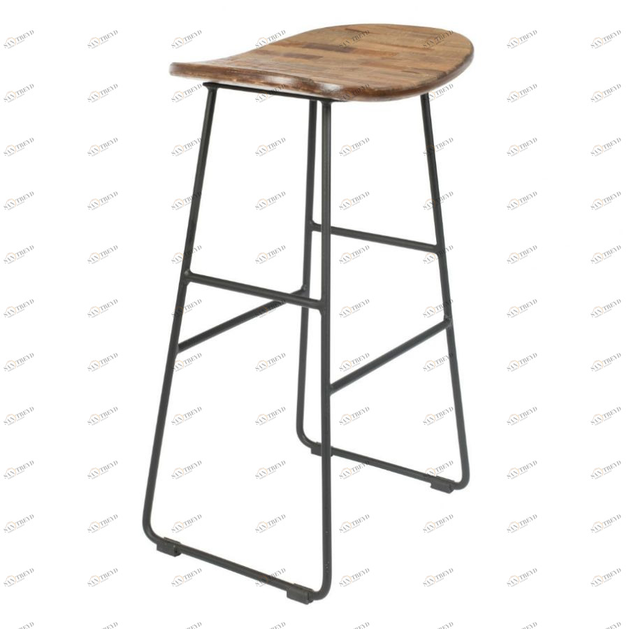 Стул высокий Tangle, дерево White Label Living 1500074