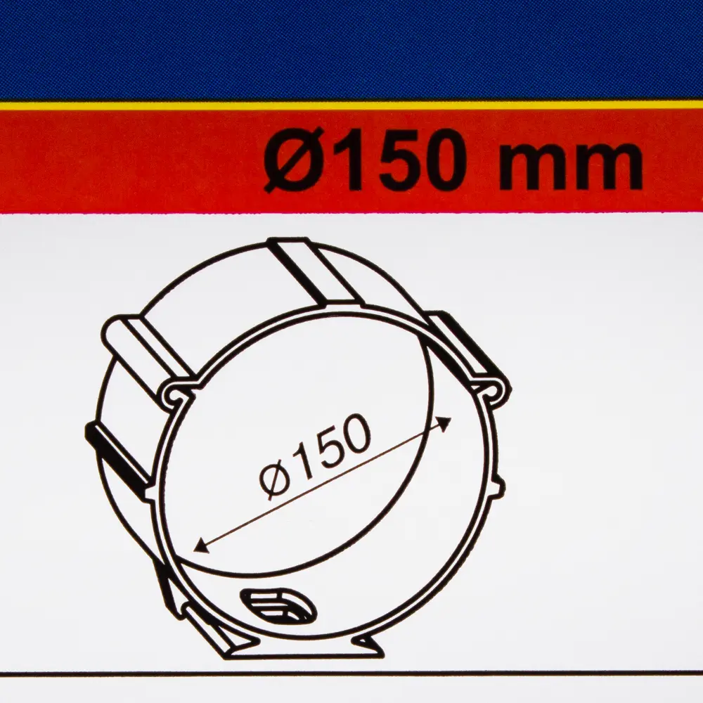 EQUATION Крепление для круглых воздуховодов 150 мм - надежное соединение вентиляционных каналов 18155916 STLM-0009700 - Вид №1