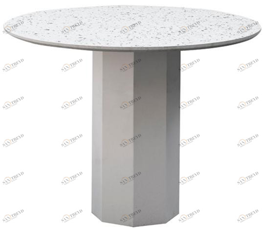 Bentu Design Стол венецианский терраццо с бетонным основанием  C236440-c240442 