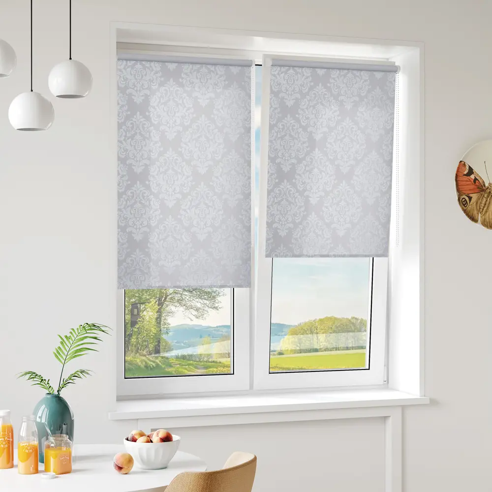 Штора рулонная Монца 120x160 см серая MIAMOZA STLM-2163444 - Вид №2