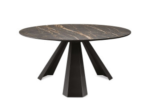 Круглый керамический стол