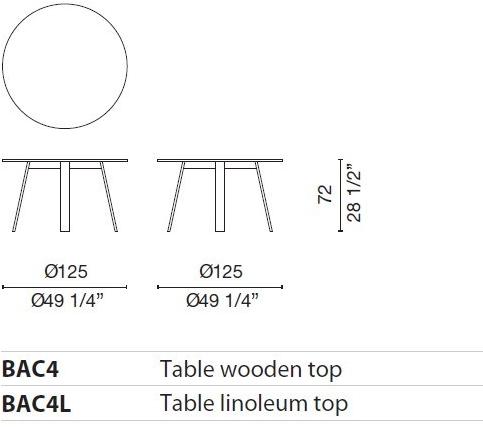 Cappellini Стол из ясеня Bac sun-id-1462679 - Вид №8