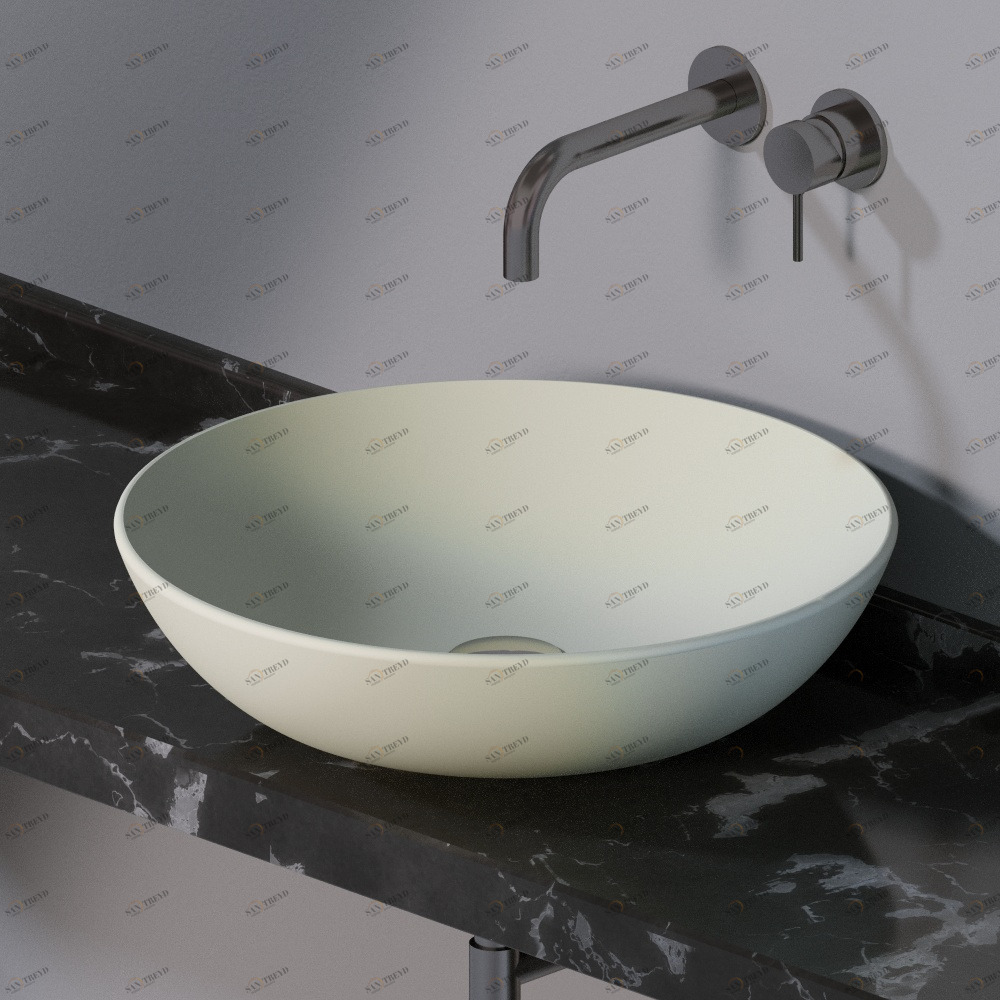 L241130 Накладная раковина на столешницу  круглая A. e T. Italia THIN AeT ITALIA