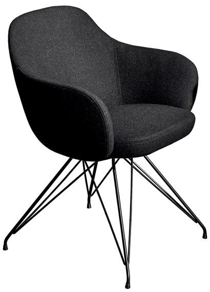 Sovet italia Стул с обивкой и подлокотниками Cadira sun-id-1383915 - Вид №2