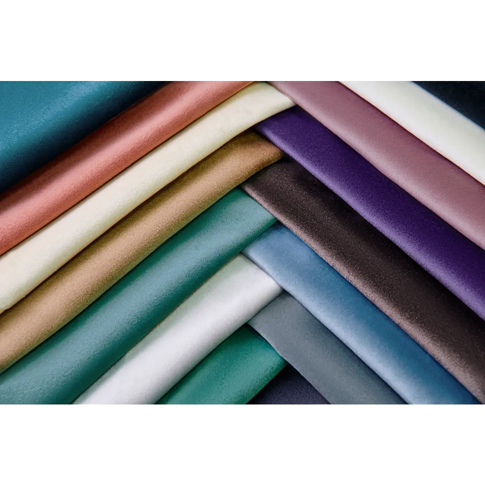 Ткань бархат 150 см цвет коричневый ТОРГОВЫЙ ДОМ ТЕКСТИЛЬ STLM-2060701 - Вид №2