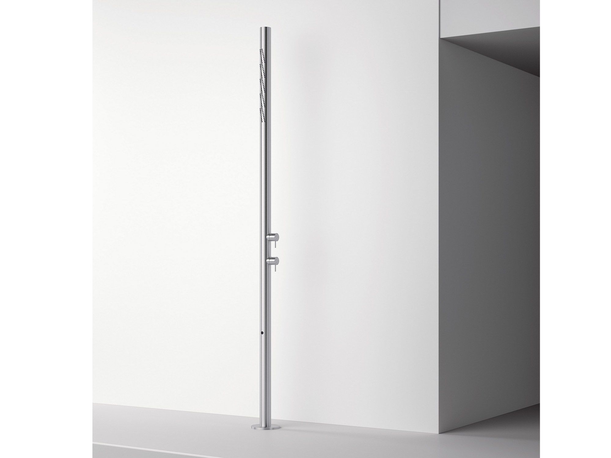 Открытый душ из нержавеющей стали Zazzeri Z316 MONO ARCH-00119018 - Вид №1