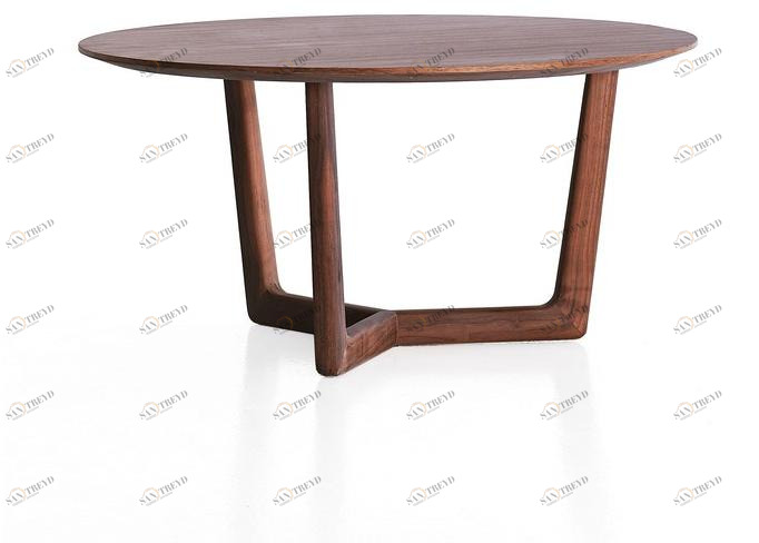 Porro Круглый деревянный журнальный столик sun-id-1439061