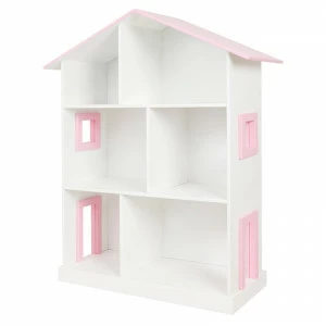 Кукольный дом Manchester (розовая крыша) VAMVIGVAM  281759 Белый;розовый