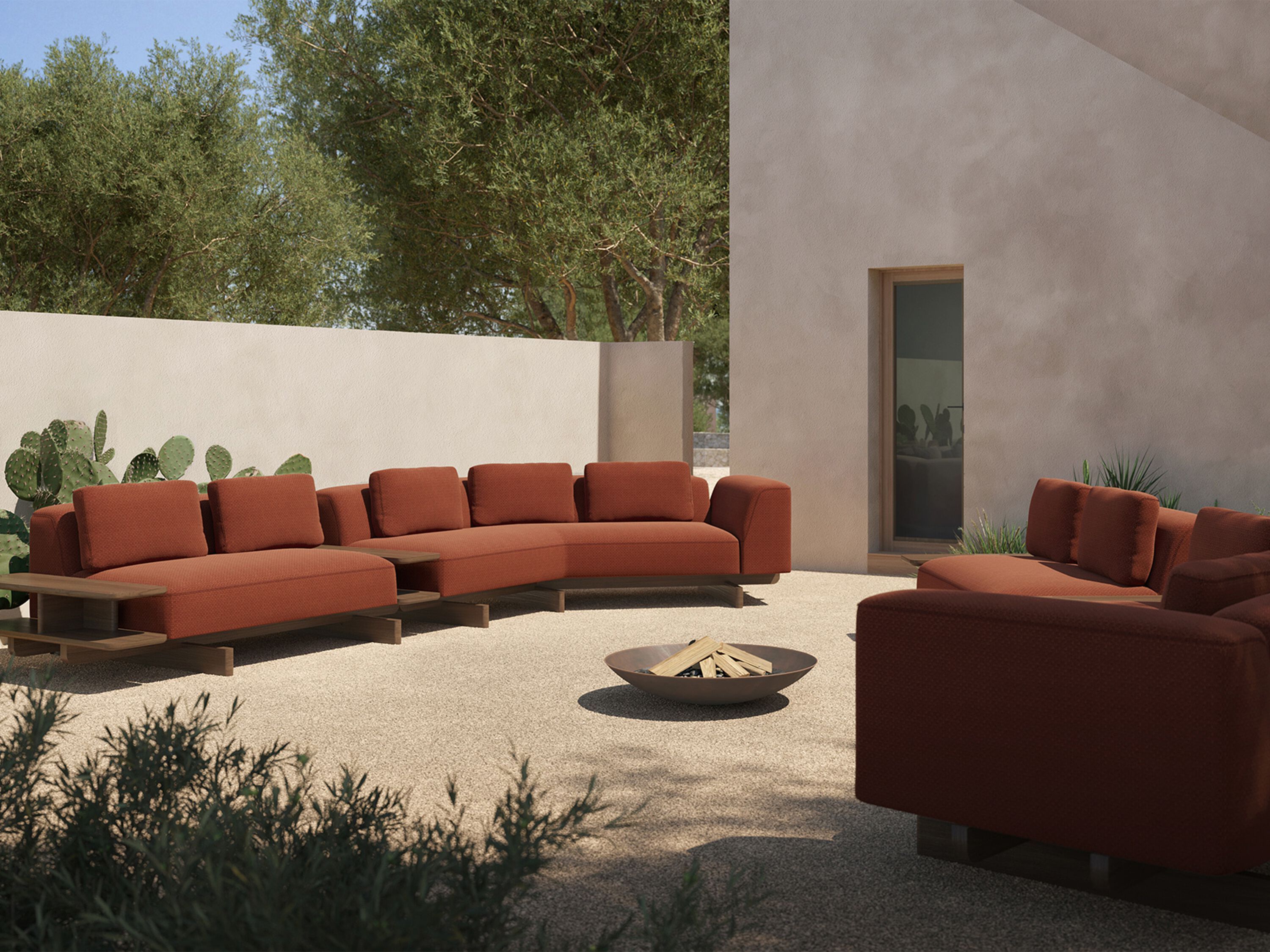 Ткань сад диван Andreu World Afuera ARCH-00059757 - Вид №1