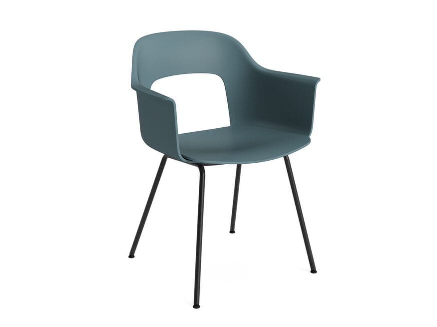 Полипропиленовый стул с подлокотниками с открытой спинкой Hay макет ARCH-00062765 - Вид №6