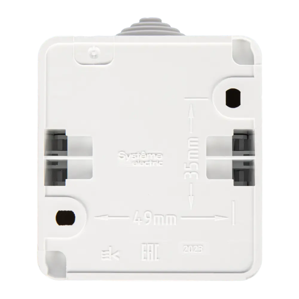 Розетка влагозащищенная SYSTEME ELECTRIC Этюд для кухни и ванной 12511078 STLM-1105620 - Вид №3