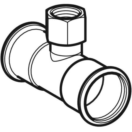 31306 Тройник Geberit Mapress из нержавеющей стали, с внутренней резьбой Geberit  - Вид №1