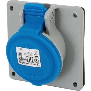 Розетка Legrand P17 Tempra Pro, 2 полюса, заземление, 16 А 12506340 STLM-2067154