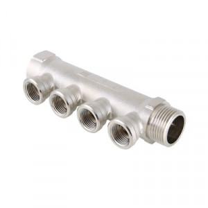 VTc.550.N.0503 Коллектор с внутренней резьбой Valtec 3/4", 3 х 1/2"