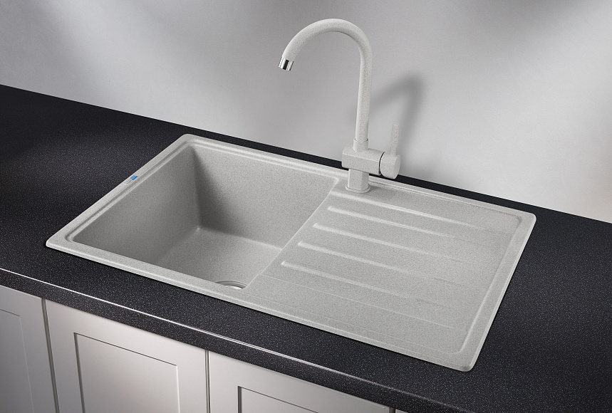 7602, БАЗАЛЬТ, кухонная мойка, СтандАРТ кварц GRANULA Standart 7602-ST69