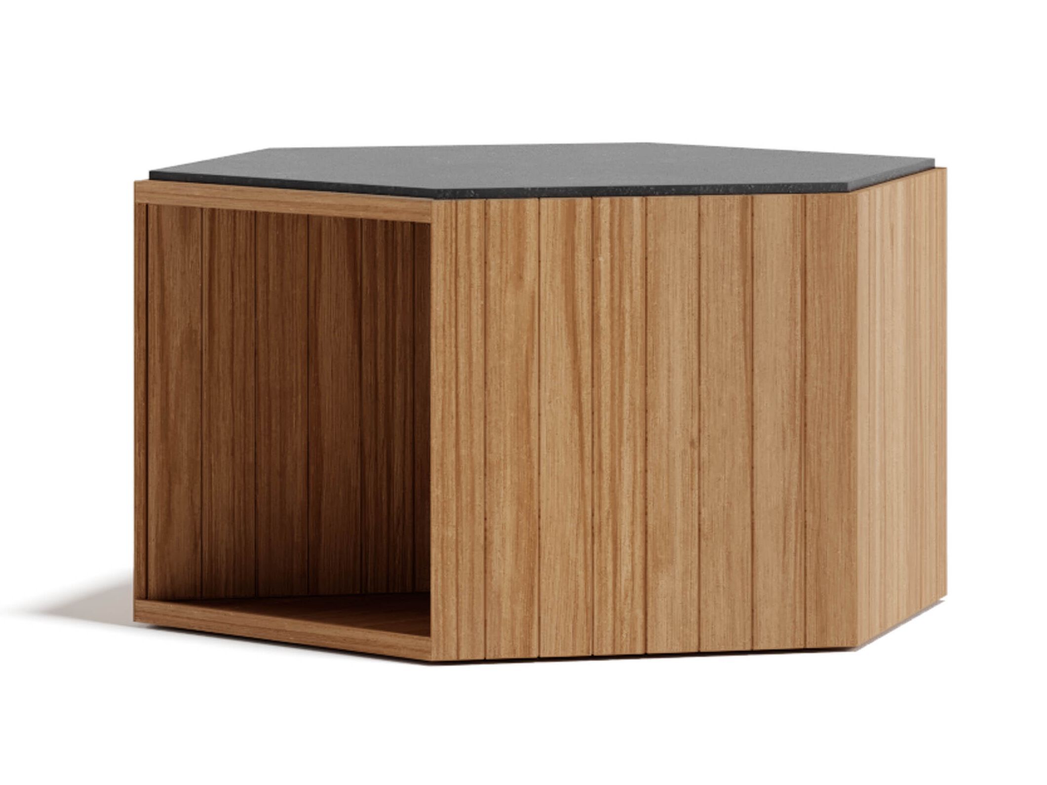 Шестигранный садовый стол из тикового дерева Atmosphera ARCH-00033581 - Вид №1